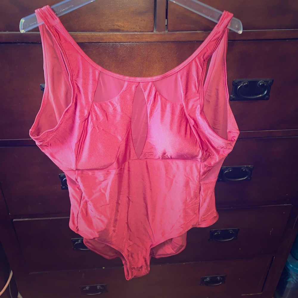 One Piece, Mesh cutouts bathing suit